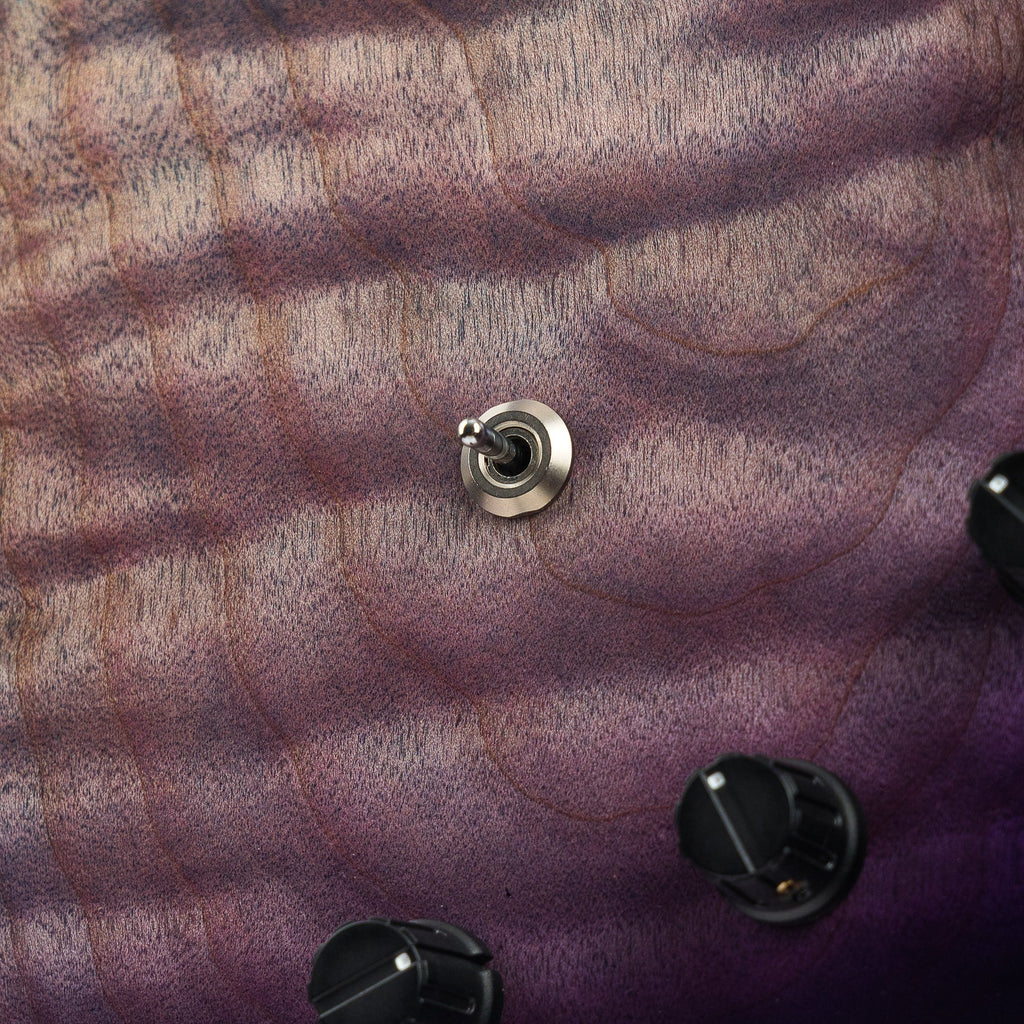 Tom Anderson Guitarworks Crowdster Plus - Abalone to Trans-Purple Burst
