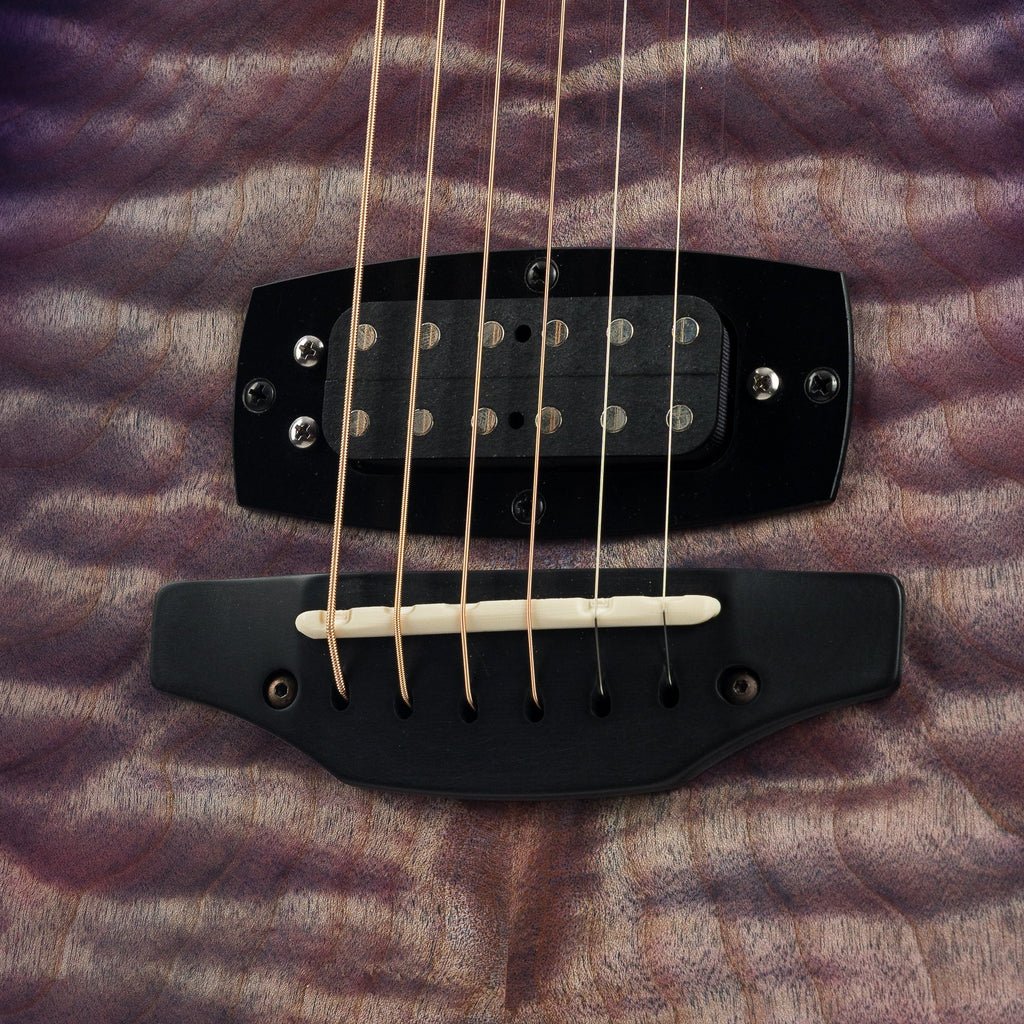 Tom Anderson Guitarworks Crowdster Plus - Abalone to Trans-Purple Burst