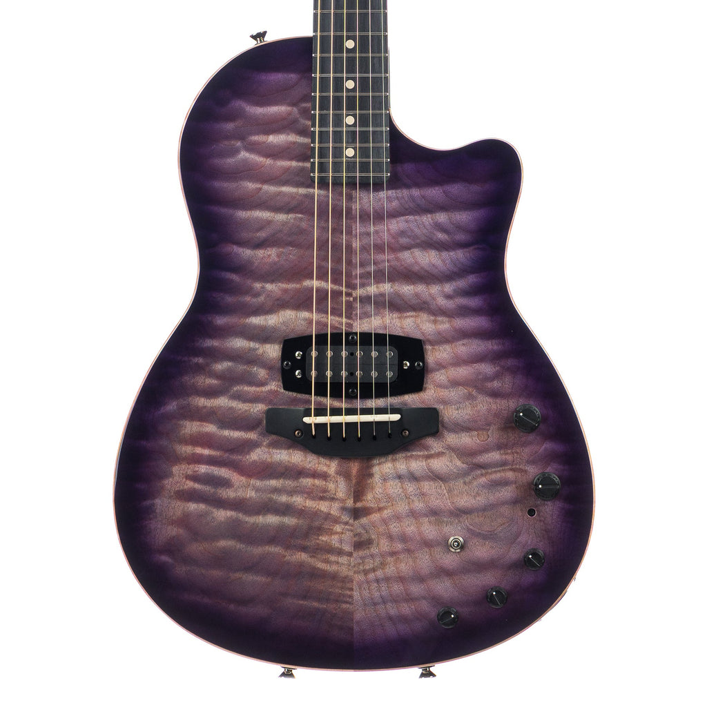 Tom Anderson Guitarworks Crowdster Plus - Abalone to Trans-Purple Burst