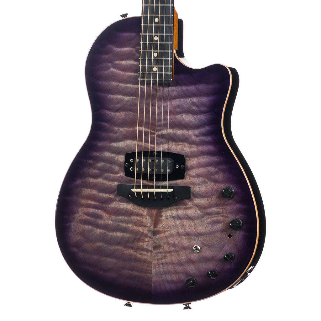 Tom Anderson Guitarworks Crowdster Plus - Abalone to Trans-Purple Burst