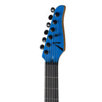 Tom Anderson Guitarworks Raven - Voodoo Blue with Black Racing Stripe