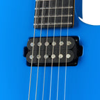Tom Anderson Guitarworks Raven - Voodoo Blue with Black Racing Stripe