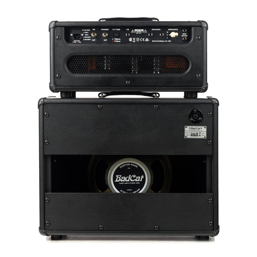 Bad Cat Cub V 40 watt Handwired Head & Era 1x12 Cabinet - Black w/Black Diamond Grille