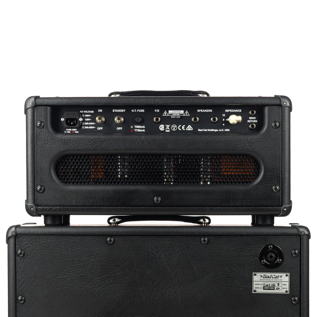 Bad Cat Cub V 40 watt Handwired Head & Era 1x12 Cabinet - Black w/Black Diamond Grille