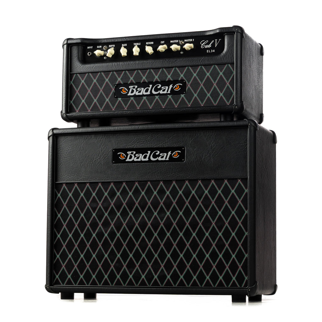 Bad Cat Cub V 40 watt Handwired Head & Era 1x12 Cabinet - Black w/Black Diamond Grille