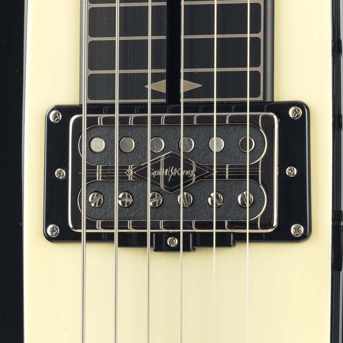 Duesenberg Fairytale Split/King Lapsteel - Ivory & Black