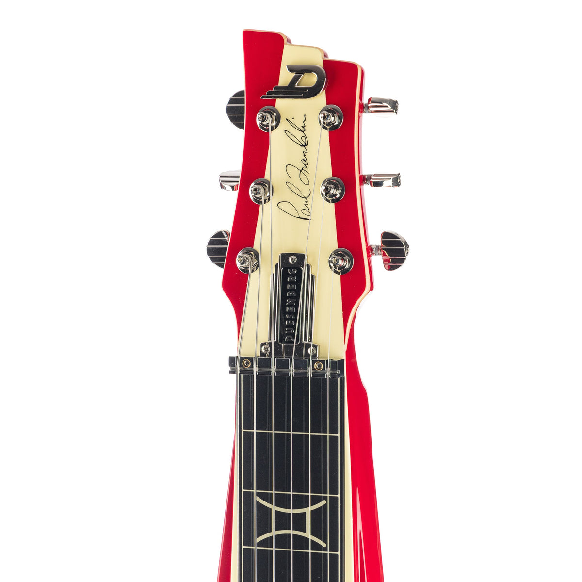 Duesenberg Alliance Series Paul Franklin Fairytale Lapsteel - Red & Ivory