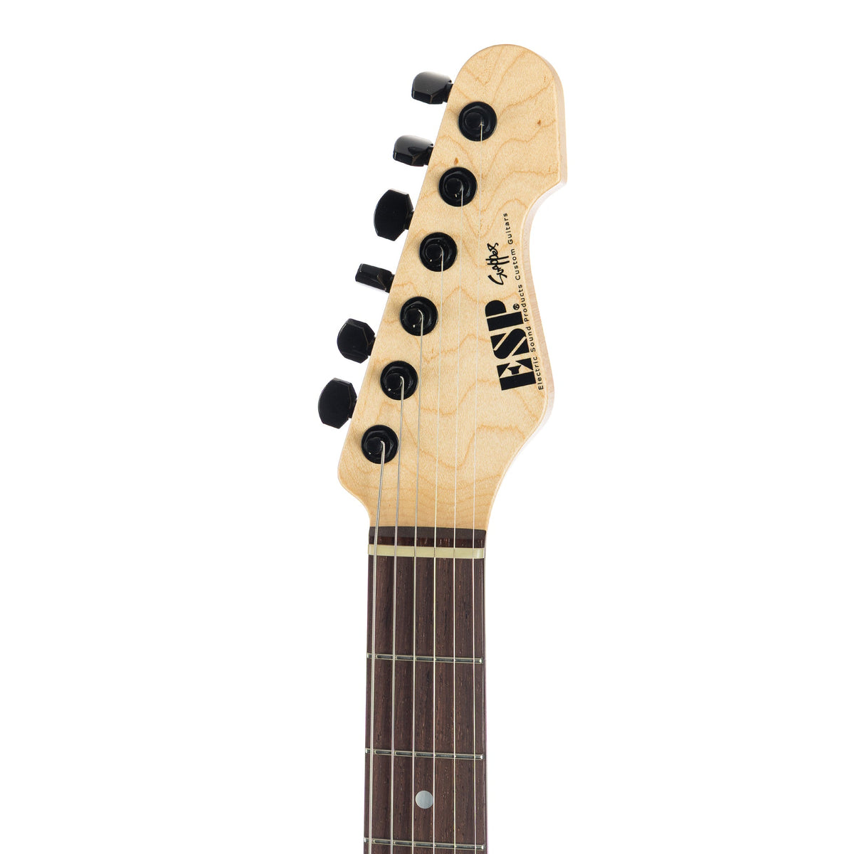 ESP Original Series Snapper CTM Buckeye Burl / RW - Natural