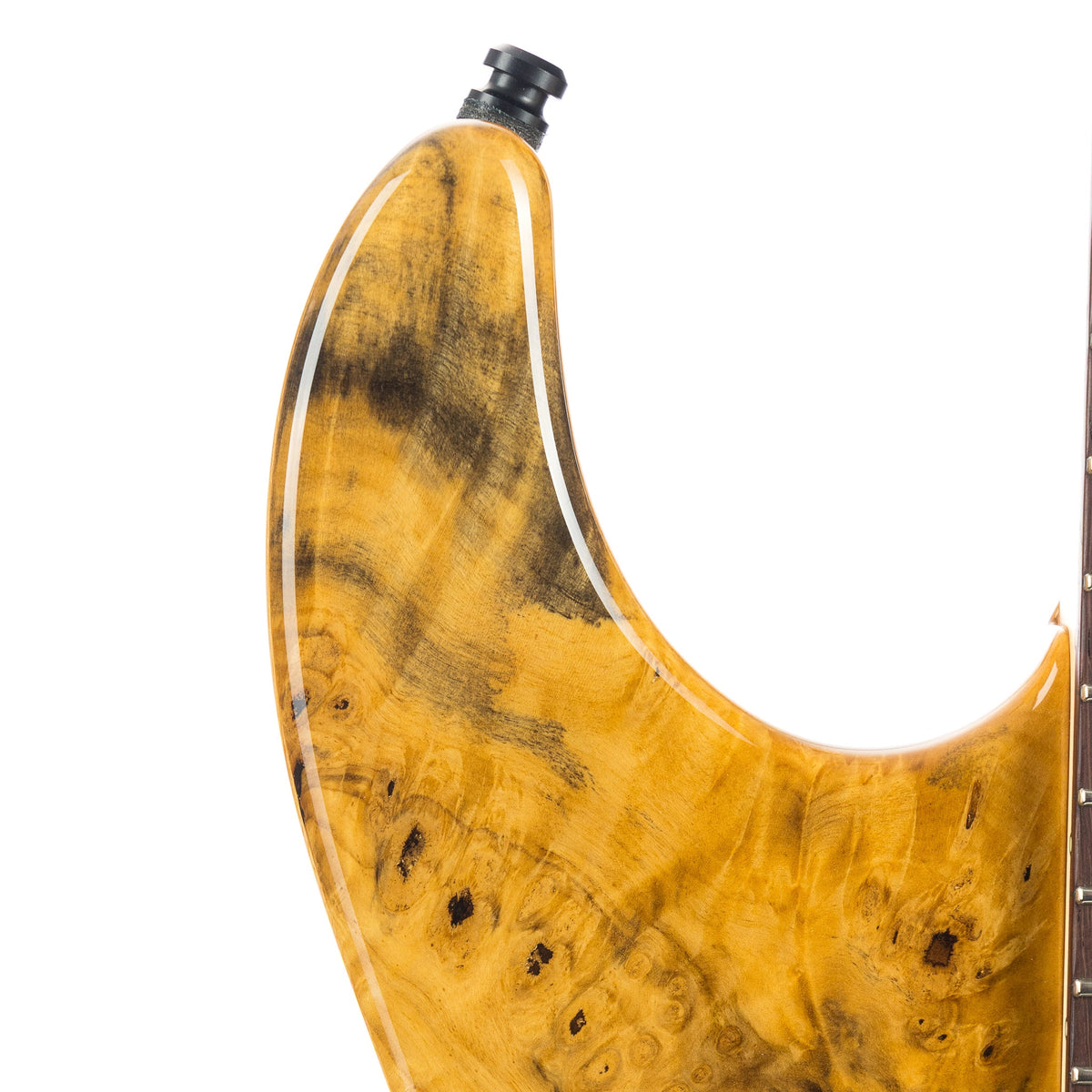 ESP Original Series Snapper CTM Buckeye Burl / RW - Natural