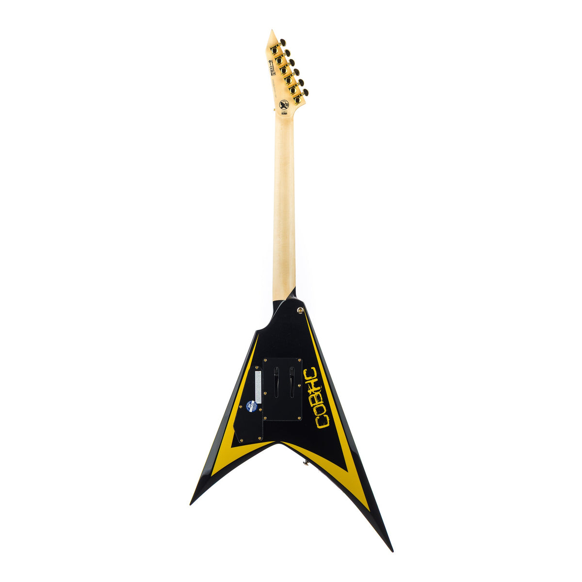 ESP LTD Alexi Arrowhead Special Edition - Black w/Yellow Pinstripe