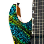 ESP USA Custom Shop M-II DX - Psychedelic Flame