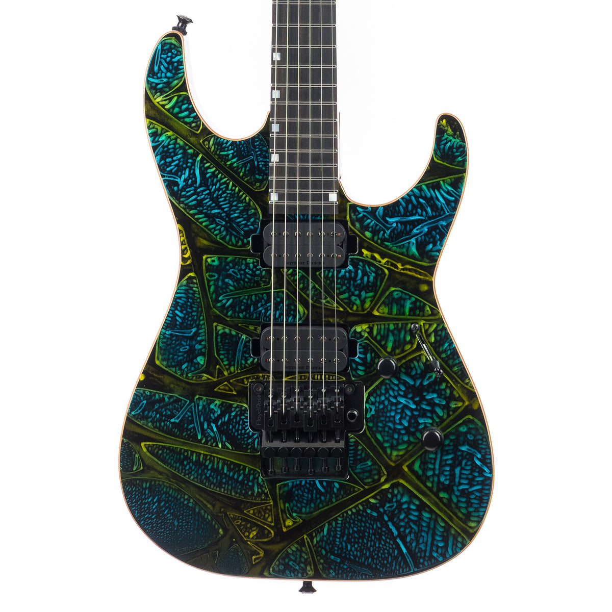 ESP USA Custom Shop M-II DX - Psychedelic Flame