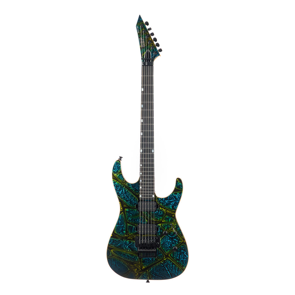 ESP USA Custom Shop M-II DX - Psychedelic Flame