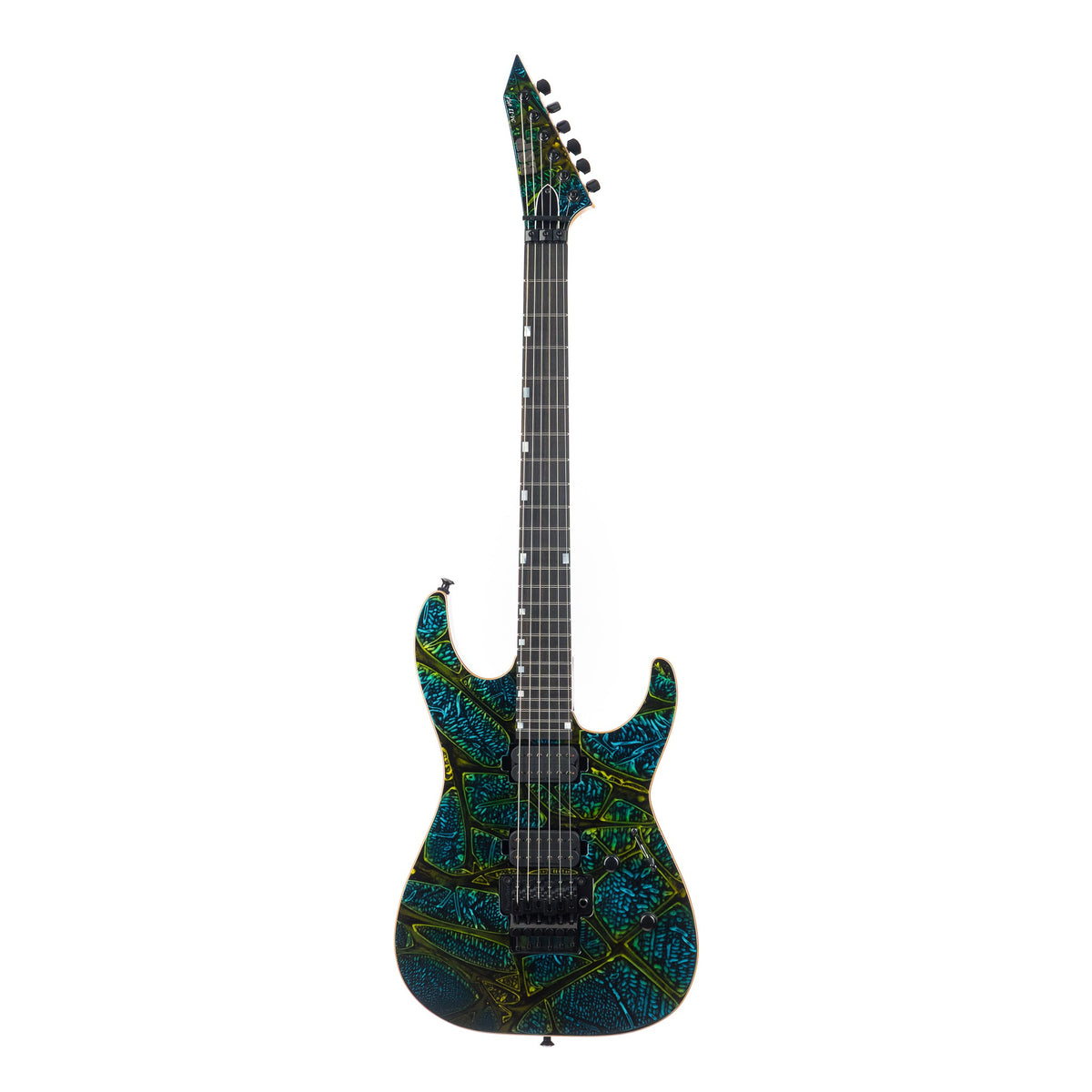 ESP USA Custom Shop M-II DX - Psychedelic Flame