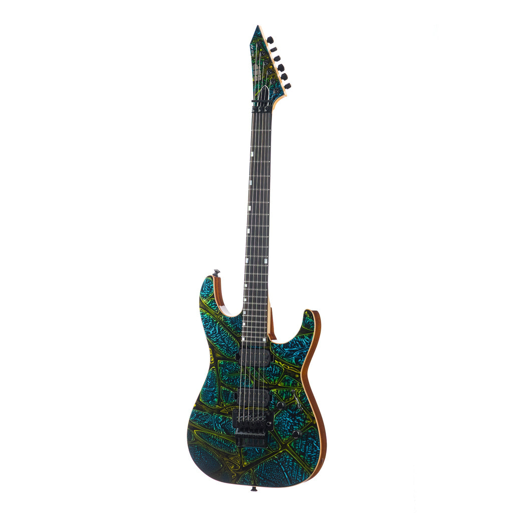 ESP USA Custom Shop M-II DX - Psychedelic Flame