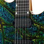 ESP USA Custom Shop M-II DX - Psychedelic Flame