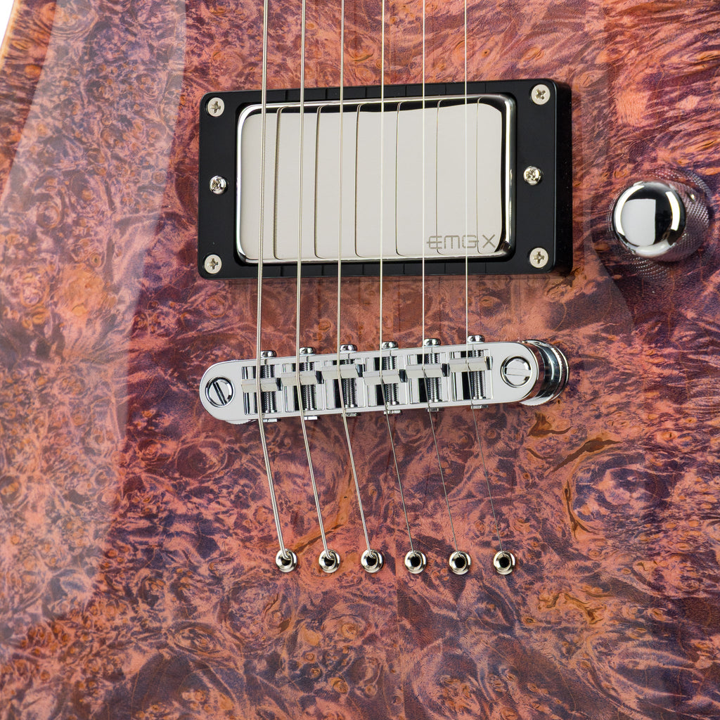 ESP USA Limited Horizon II Burl Maple - Pink Carmine