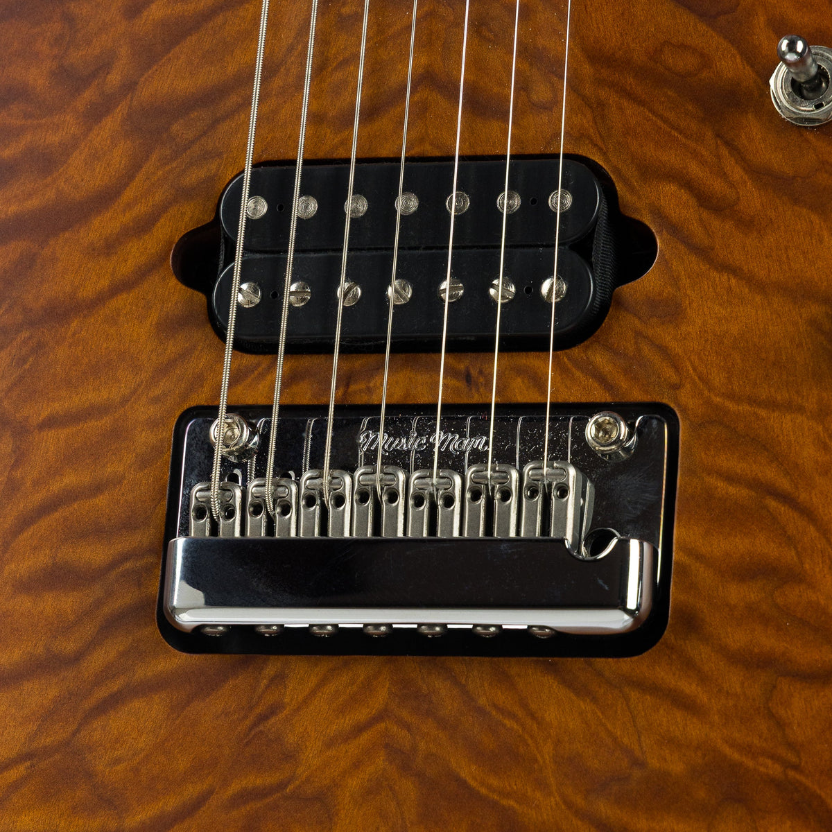 Ernie Ball Music Man JP15 7 String Quilt - Sahara Burst