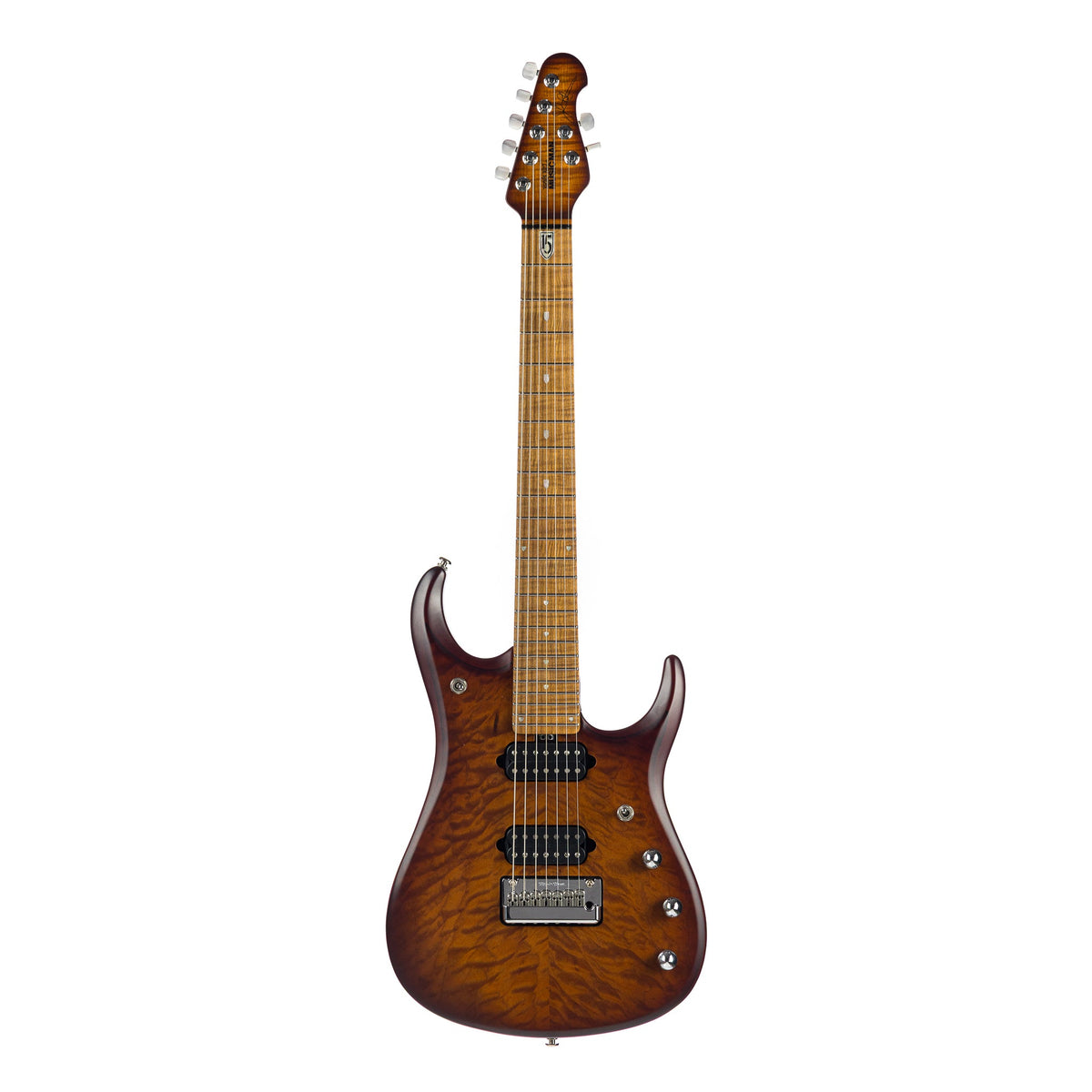 Ernie Ball Music Man JP15 7 String Quilt - Sahara Burst