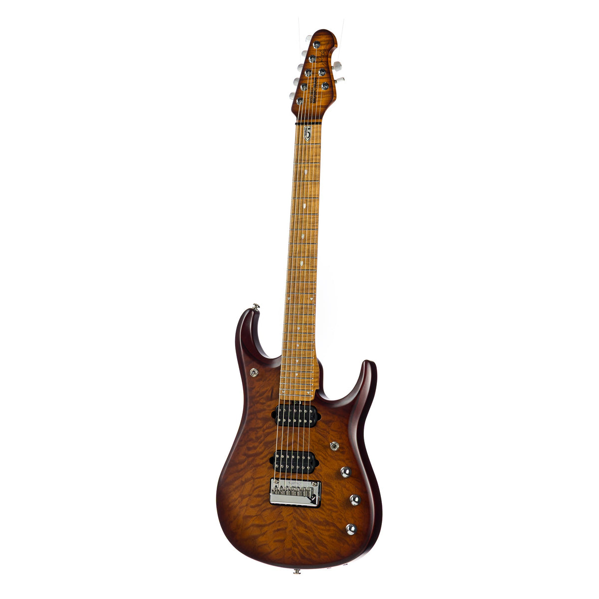 Ernie Ball Music Man JP15 7 String Quilt - Sahara Burst