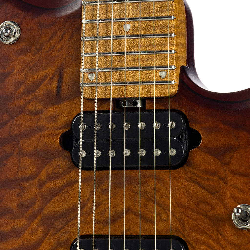 Ernie Ball Music Man JP15 7 String Quilt - Sahara Burst