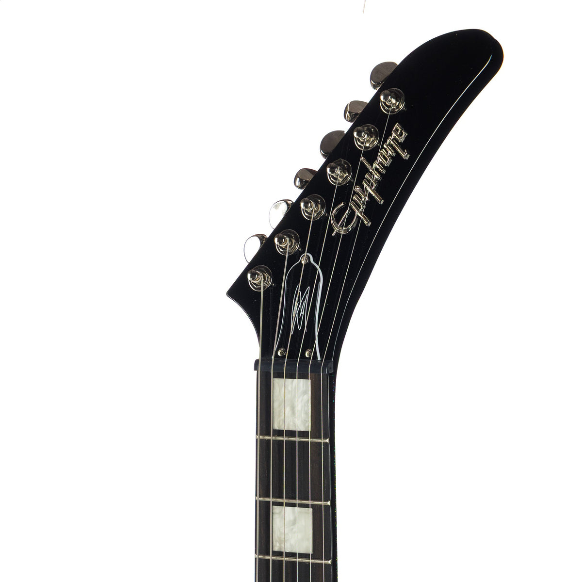 Epiphone IGC Artist Lzzy Hale Explorer Custom - Black Diamond Holographic Sparkle