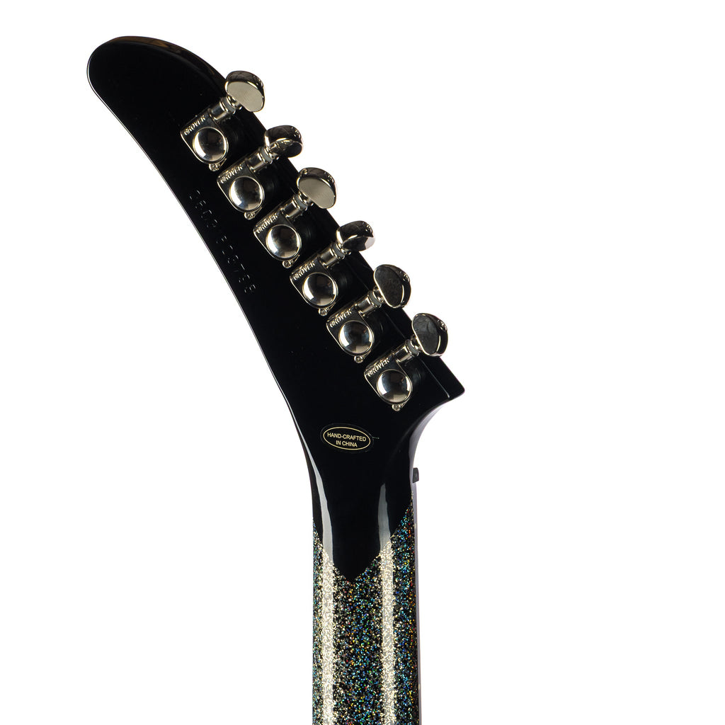 Epiphone IGC Artist Lzzy Hale Explorer Custom - Black Diamond Holographic Sparkle