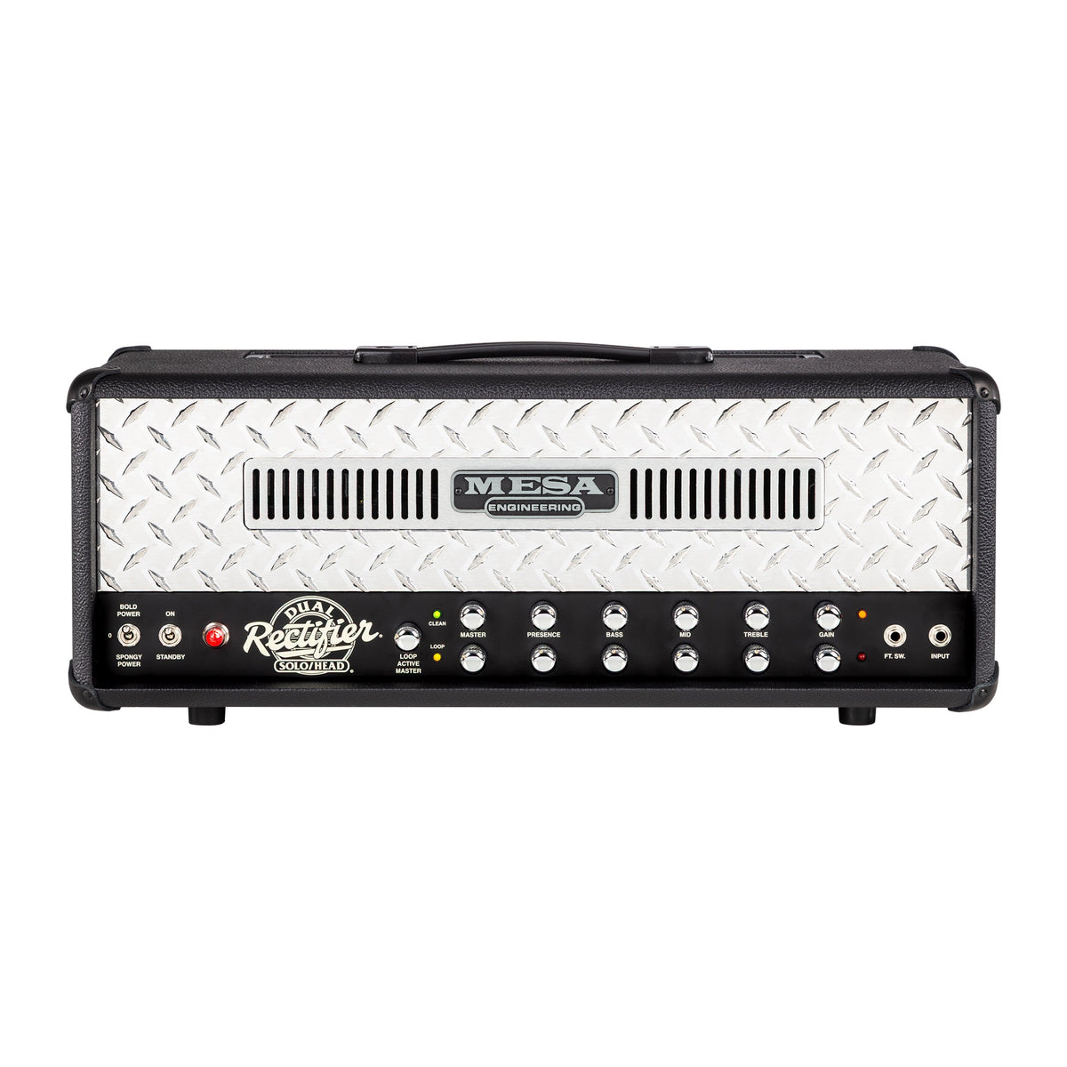 Mesa Boogie 90's Dual Rectifier Standard - Black Bronco / Chrome Grille