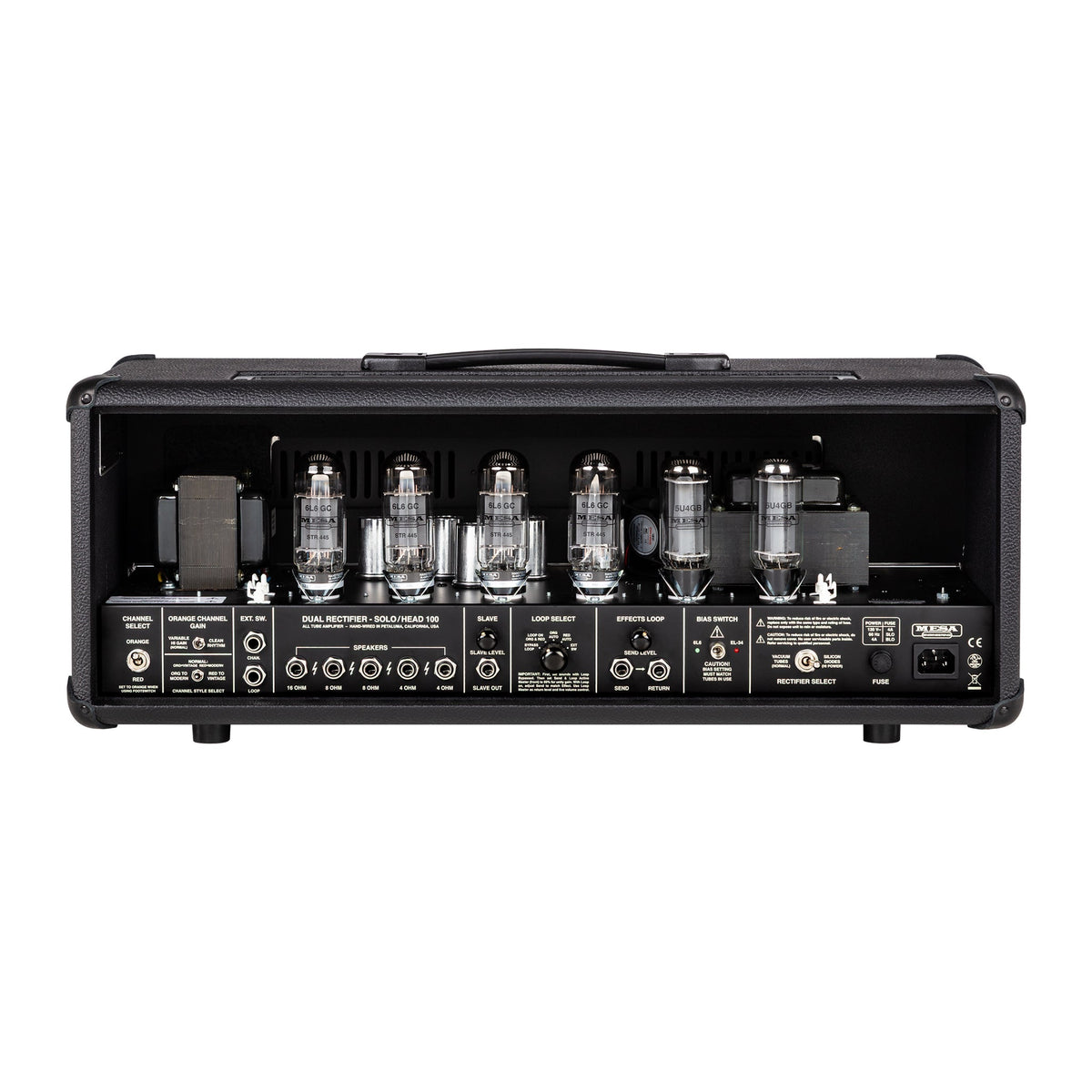 Mesa Boogie 90's Dual Rectifier Standard - Black Bronco / Chrome Grille