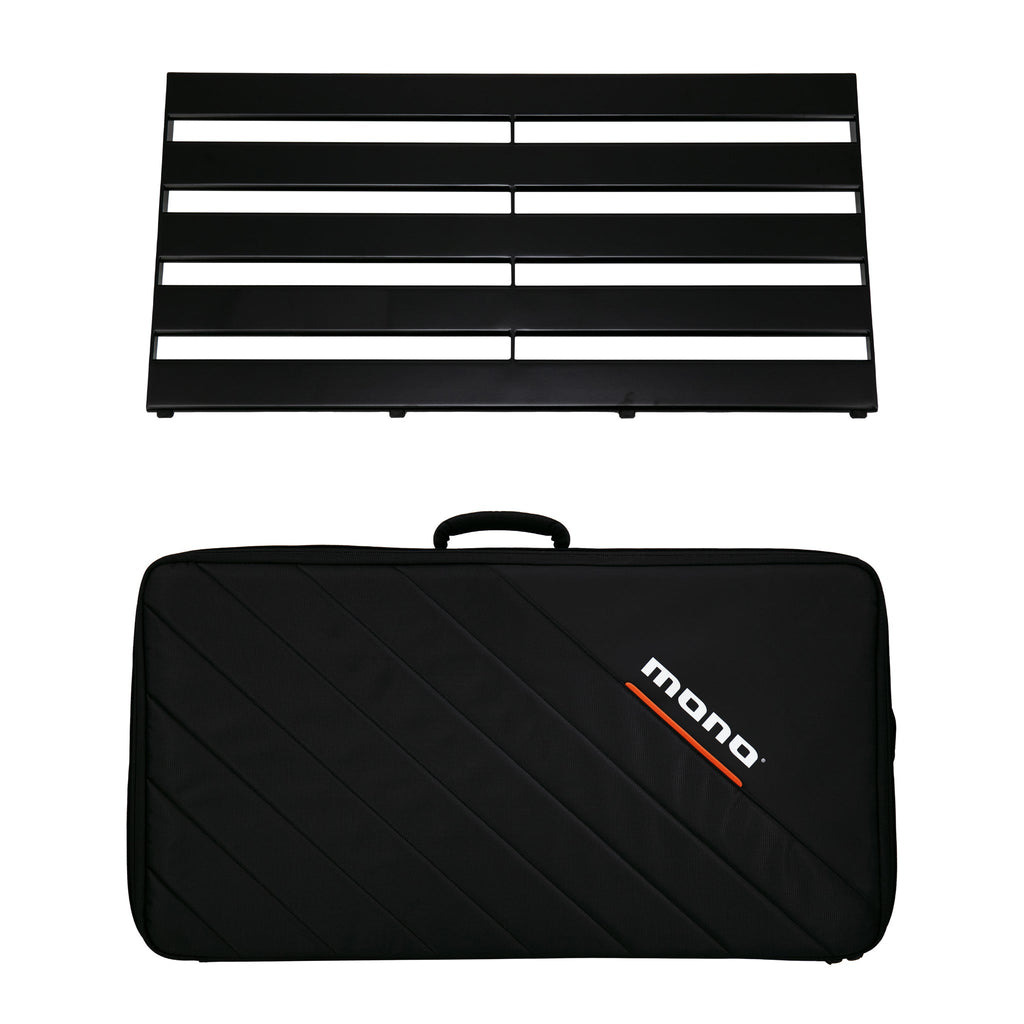 Mono Pedalboard Rail Large and Stealth Club Accessory Case - Black