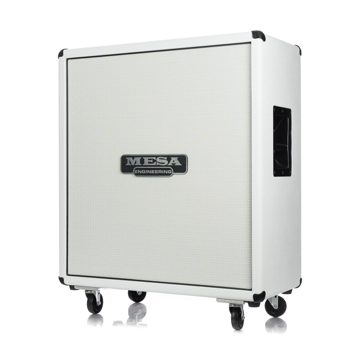 Mesa/Boogie ’90s Dual Rectifier Head & 4x12 Rectifier Standard Straight Cabinet - Hot White Bronco / White Grille