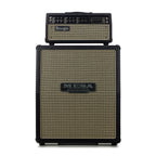 Mesa Boogie Mark VII Head w/ 2x12 Rectifier Vertical Cabinet Custom Rig - Black Bronco w/Cream & Black Grille
