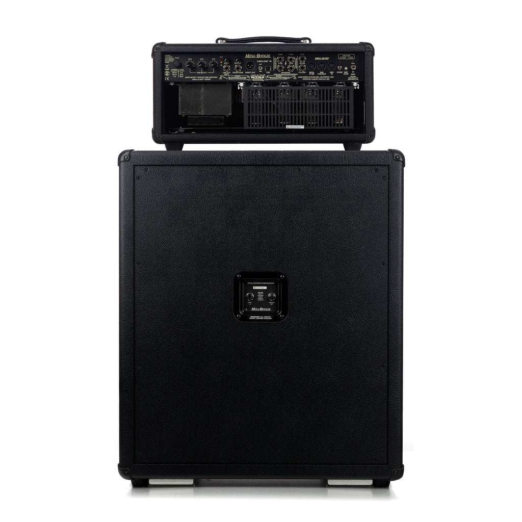 Mesa Boogie Mark VII Head w/ 2x12 Rectifier Vertical Cabinet Custom Rig - Black Bronco w/Cream & Black Grille