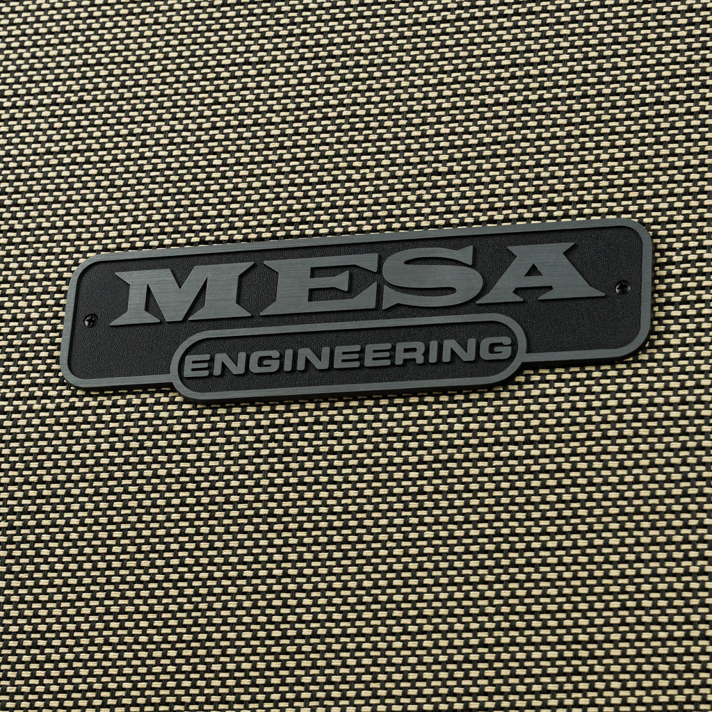 Mesa Boogie Mark VII Head w/ 2x12 Rectifier Vertical Cabinet Custom Rig - Black Bronco w/Cream & Black Grille