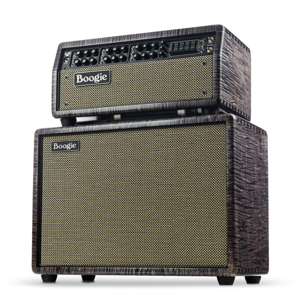 Mesa Boogie Mark 7 Head and 1x12 Open Back Cabinet Private Reserve Flame Maple - Charcoal Stain