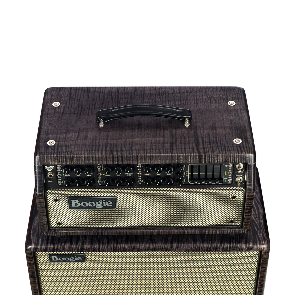 Mesa Boogie Mark 7 Head and 1x12 Open Back Cabinet Private Reserve Flame Maple - Charcoal Stain