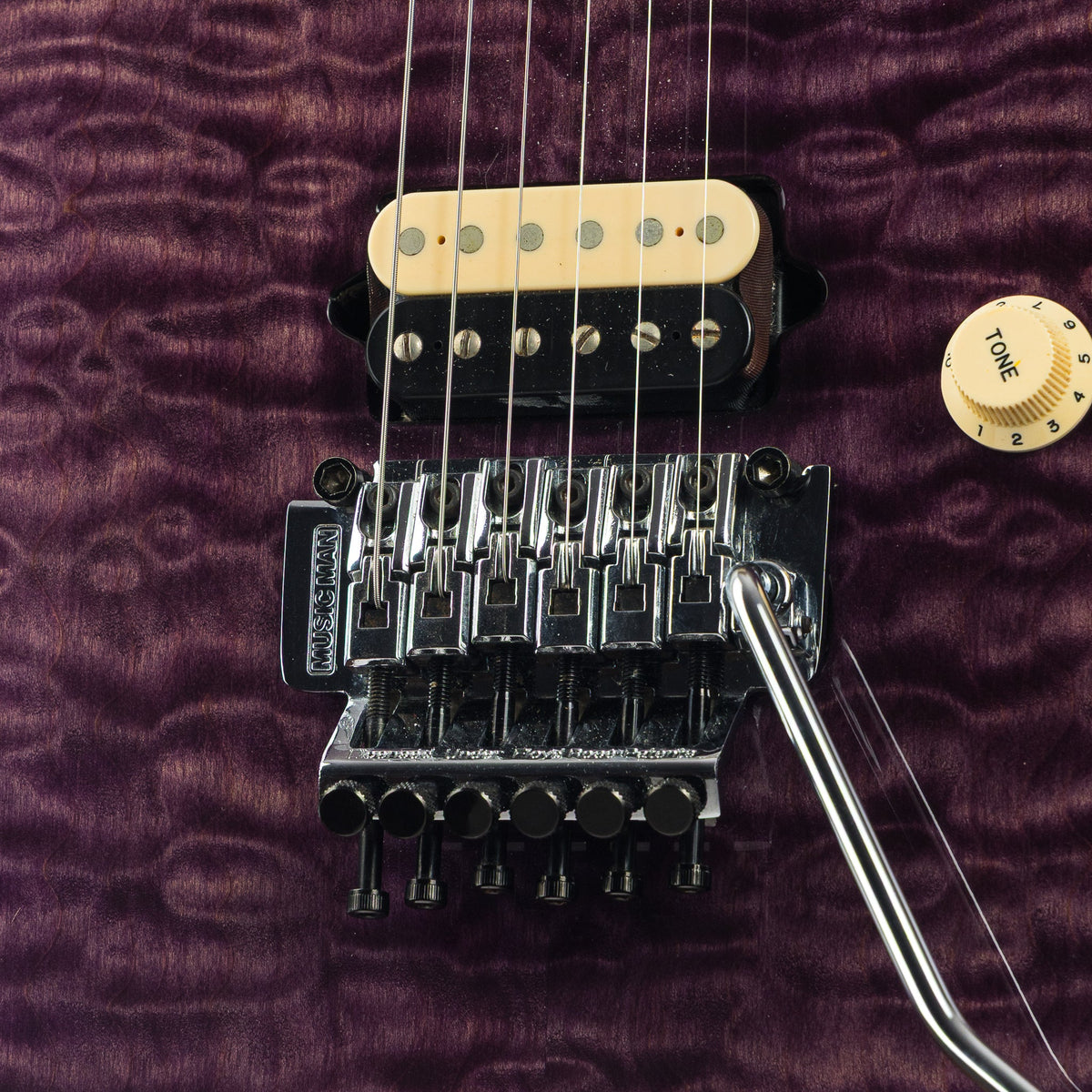 Ernie Ball Music Man Eddie Van Halen Signature - Translucent Purple
